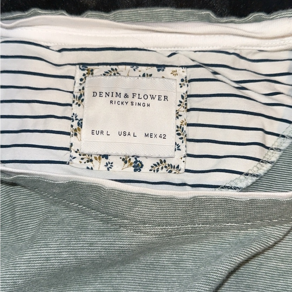 Green T-Shirt by Denim & Flower designed by Ricky Singh